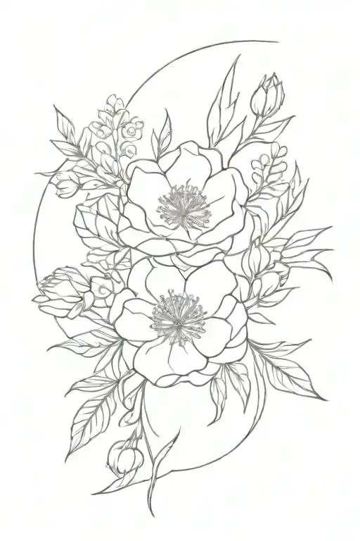 Birth Flower Bouquet