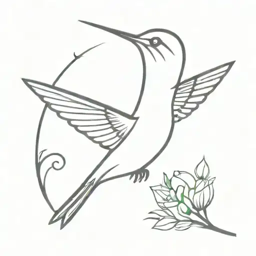 Hummingbird Silhouette