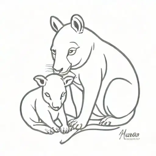 2 Momma And Baby Animal