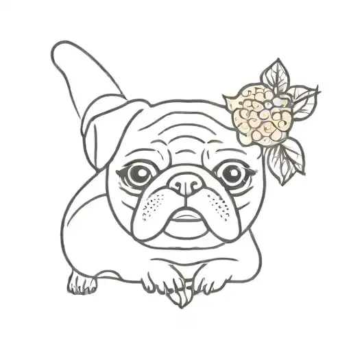 Strawberry Cat Pug Dog