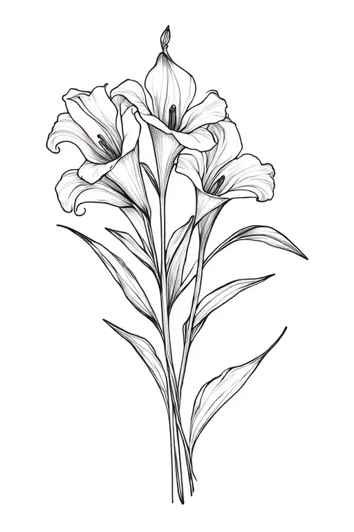 Gladiolus Flower Cala Lily Rose Prim Rose Bouquet