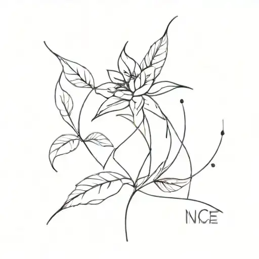 Tatouage Niece Fine Line