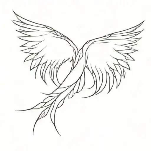 Name Skvrin With Angle Wing Spread Wide Open