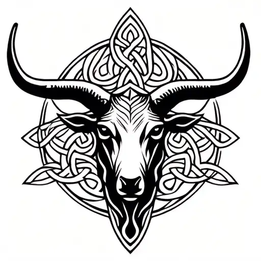 Celtic Taurus Zodiac Sign