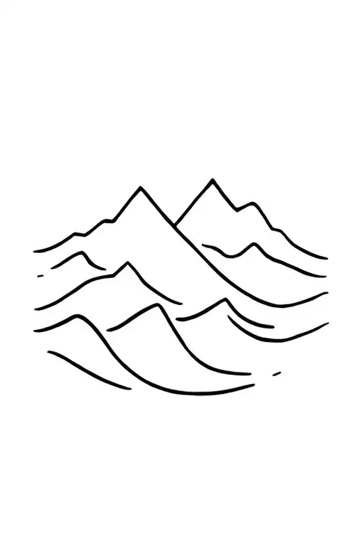 2 Mountain Tops - Wave - O - W