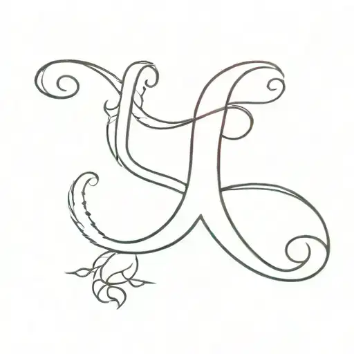 Letter J With Cancer Sign Incorporated