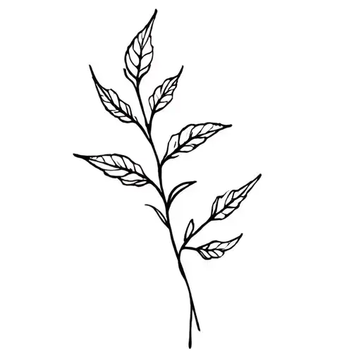 Straight Vine Thin Long