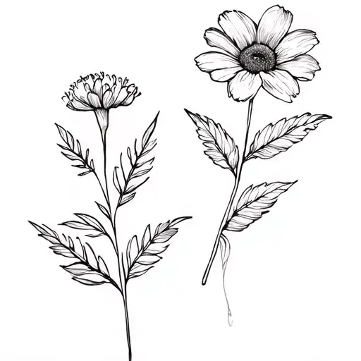 April And November Birth Flower Bouquet