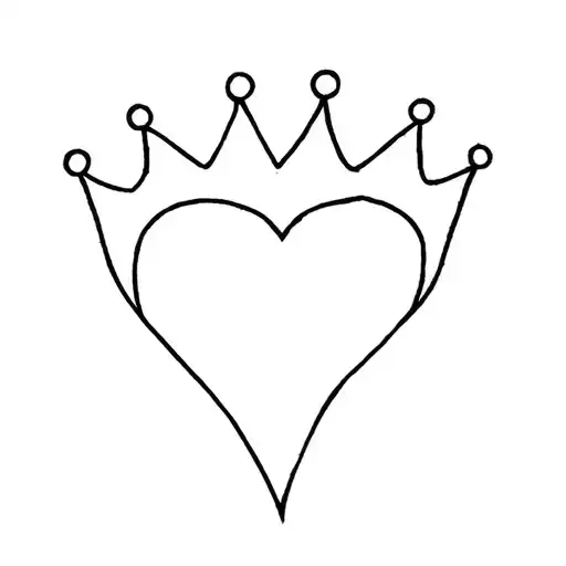 Papa Crown Heart