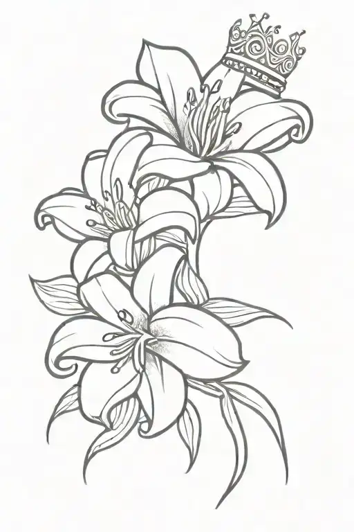 Lilly And Crown Surrounded