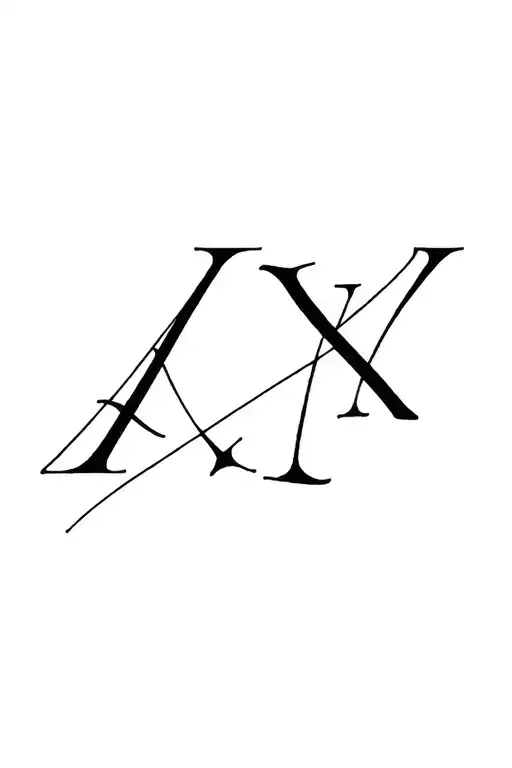 Roman Numeral Dates Intertwined