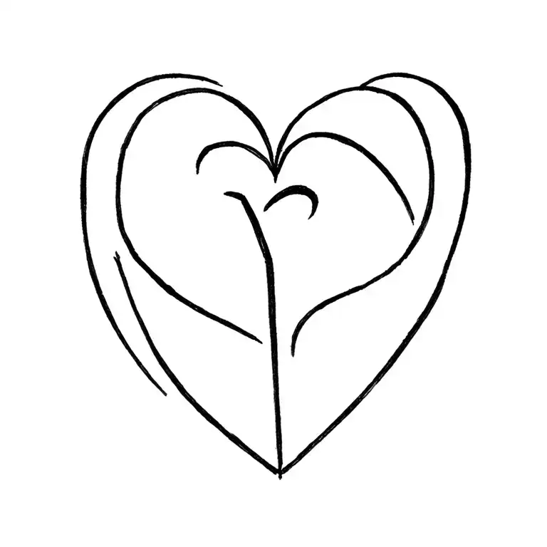 Heart With Wu-tang Symbol Inside