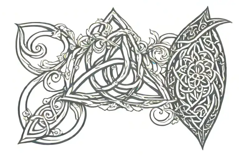 Upside Down Triquetra