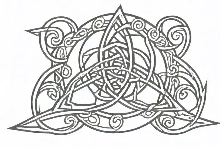Simple Reversed Triquetra