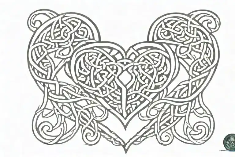 Celtic Thorny Heart Shaped Lock