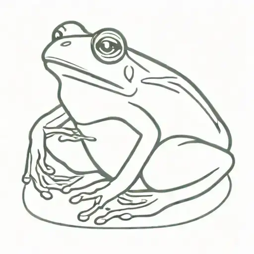 Small Frog Sitting