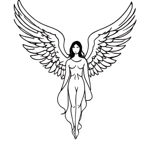 89 With Angel Wings Spread