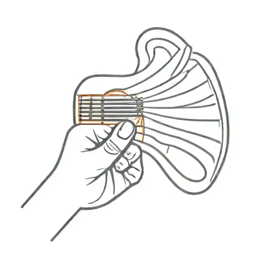 Guitar And Thumb Print