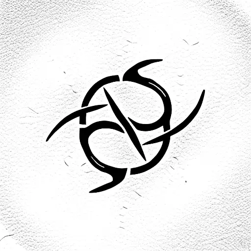 Samurai With Infinity Symbol