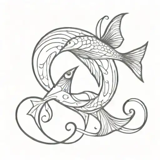 Pisces And Cross Wrapped