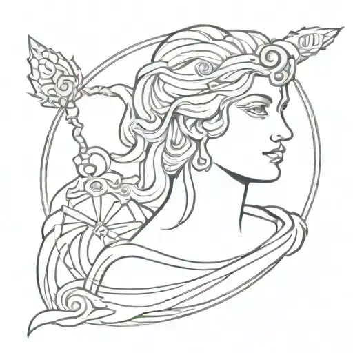Minerva Roman Goddess Warrior