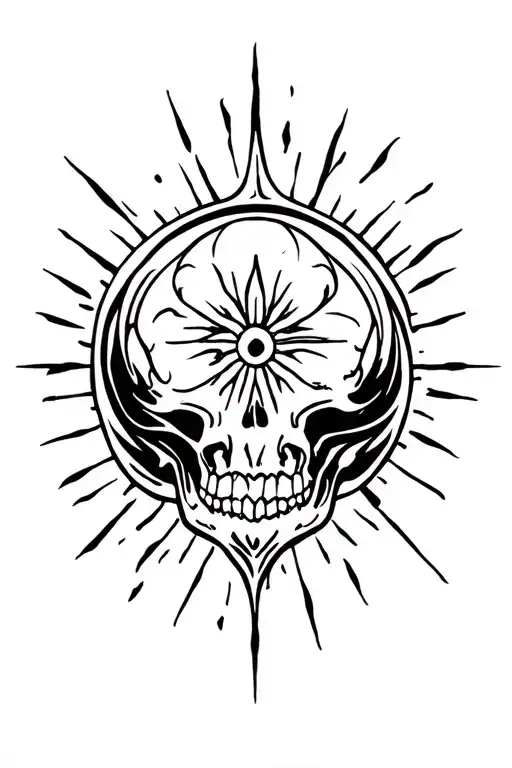 Abstract Grateful Dead Stealie