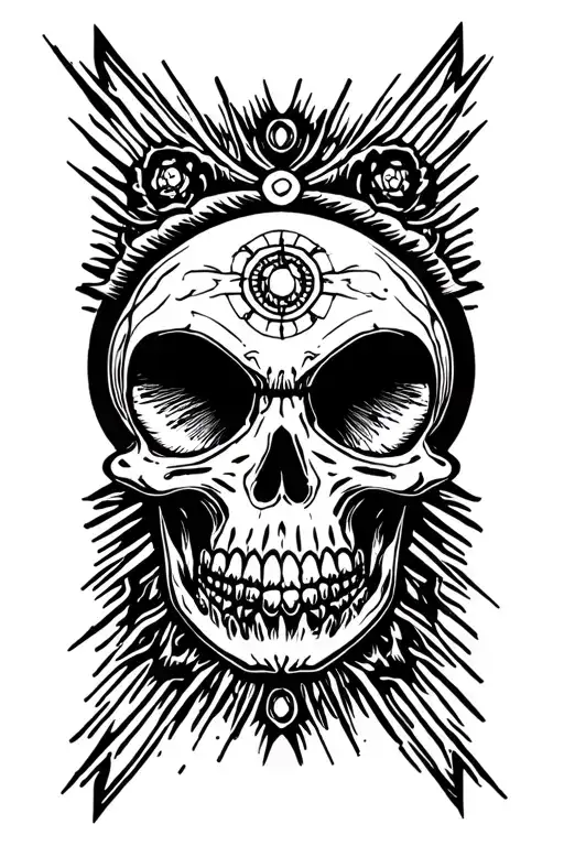 Abstract Grateful Dead Stealie