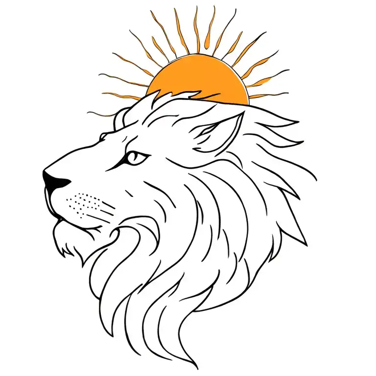 Lion And Sun