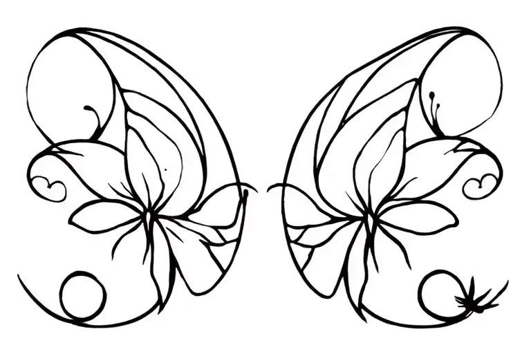 Aries Sign With Butterflies Fluttering