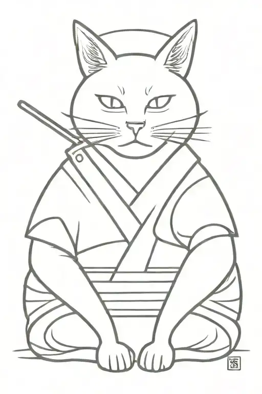 Samurai Cat