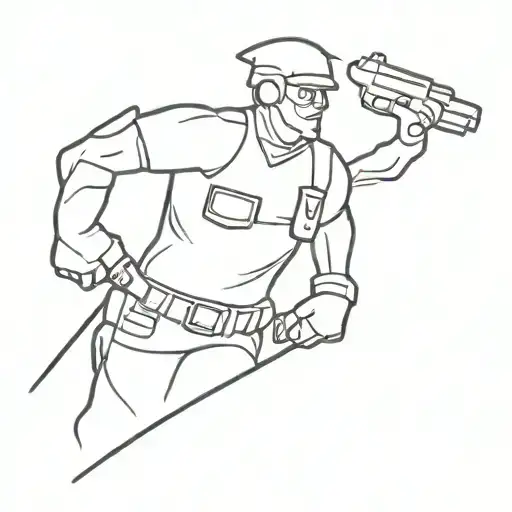 Sports And Police Officer