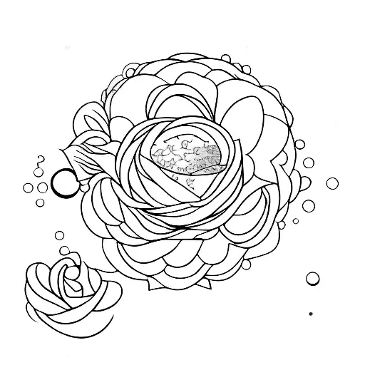 A Delicate Moonlit Flower Floating On Water