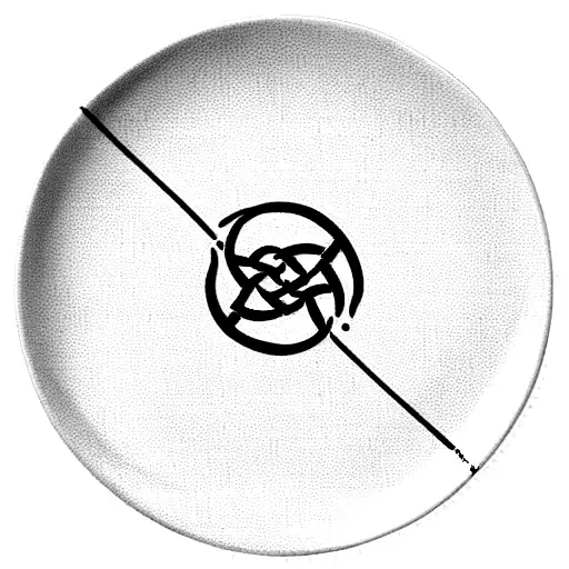 Simple Celtic Armband Work Babe Plate