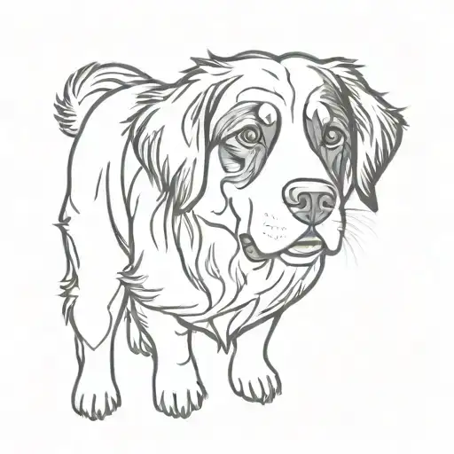 Bernese Mountain Dog Wearing