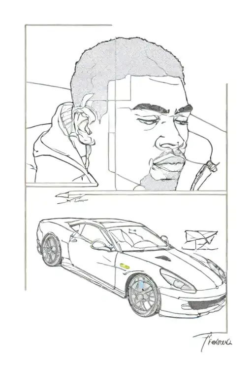 Frank Ocean White Ferrari