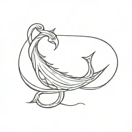 Ocean Fishing Hook Intertwined