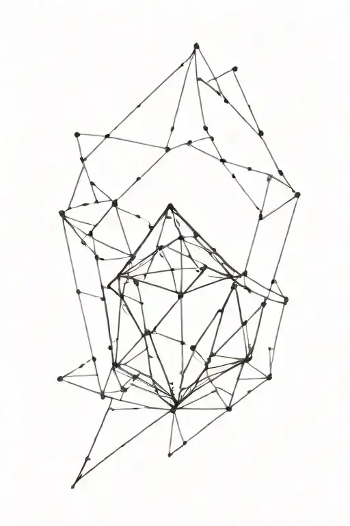 Cracked Diamond Outline