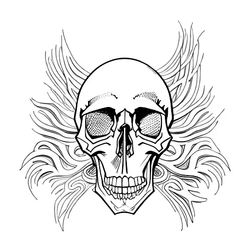 Combine A Classic Car And A Skull In A Unique Design