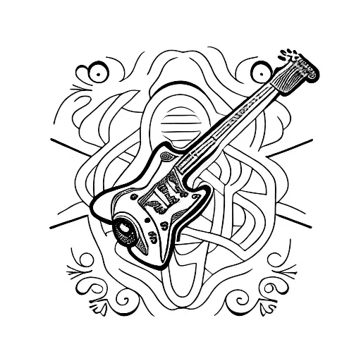 Guitar With New Mexico Zia