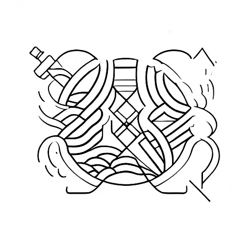 A Lineup Of Multiple Cocktails In Fine Line Style