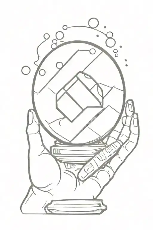 Crystal Ball With The Words