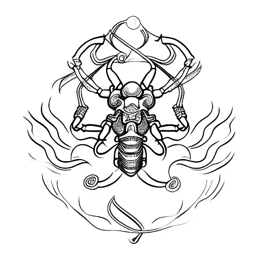 A Tattoo Of A Scorpio