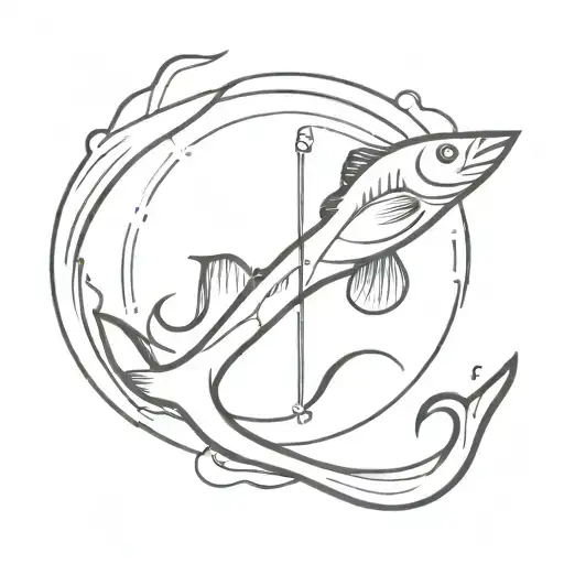 Name Julio With The J Being A Fishing Hook