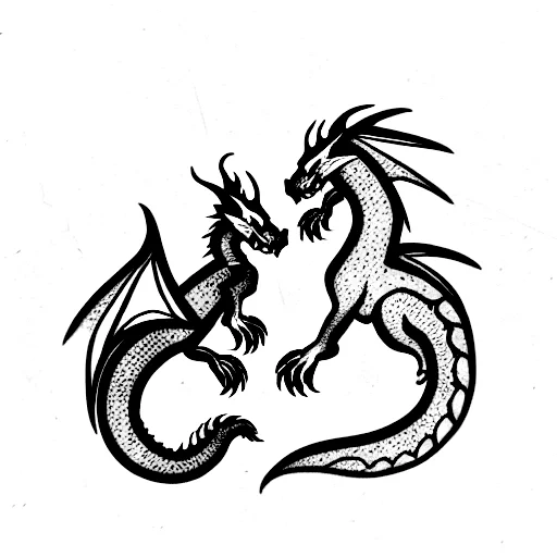Dragon And Wolf