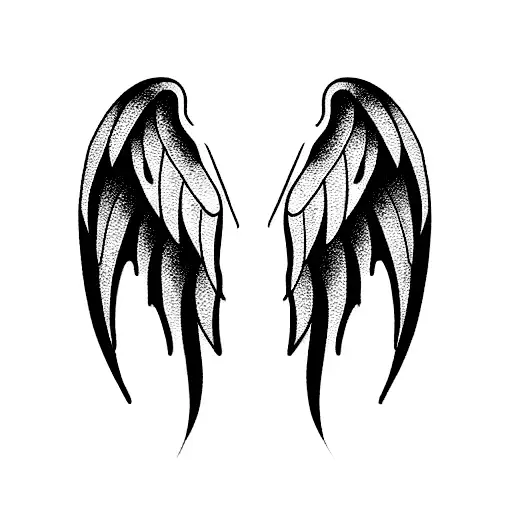 Angel And Demon Wings
