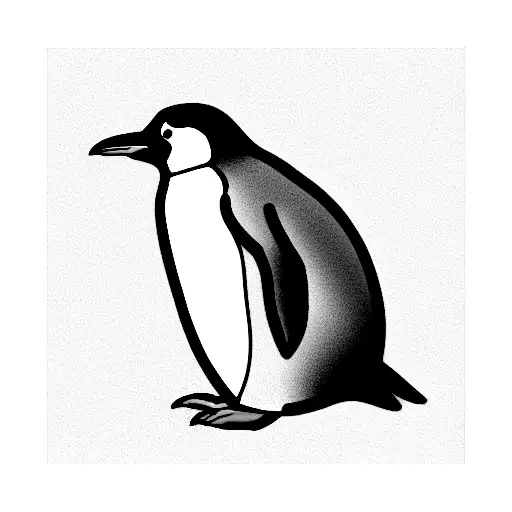 Penguin With Taking Photo