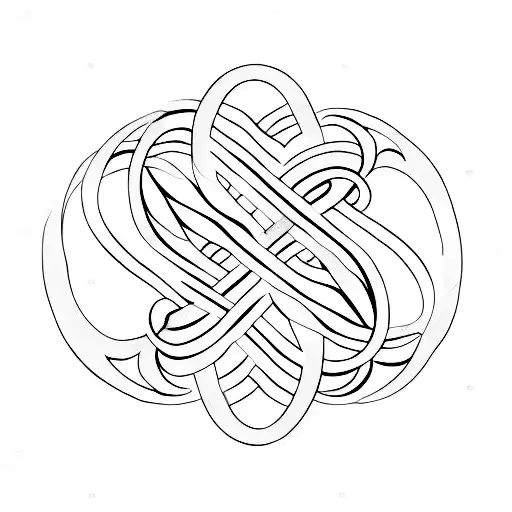 Infinity Symbol Made By Using The Letters In The Name Cyrus