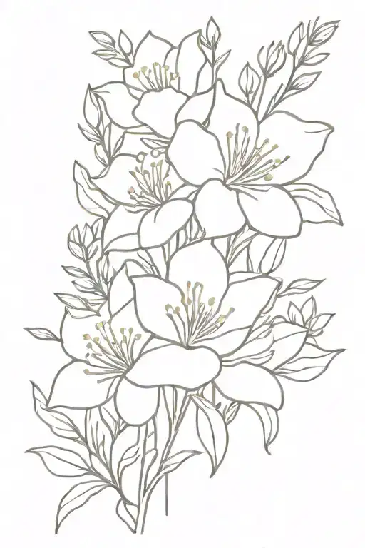 Birth Flower Bouquet