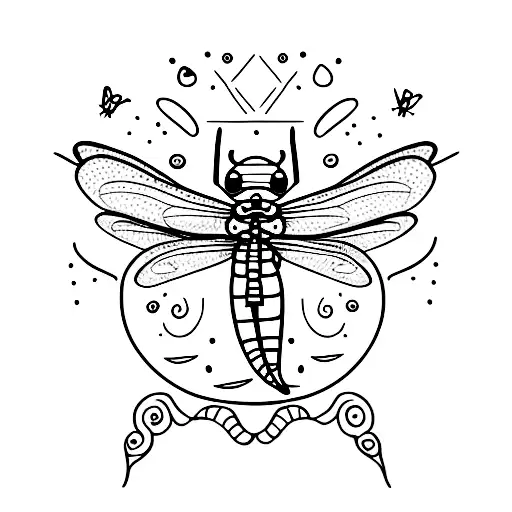 Baby Cow With Small Dragonfly Wings