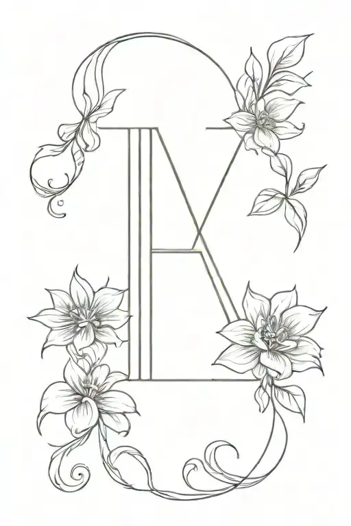 Initial L V M Letter